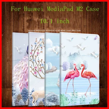 Магнитен Флип калъф за таблет от Изкуствена Кожа за HuaWei Mediapad M2 10.1 инча M2-A01M M2-A01L M2-A01W Smart Stand Fundas Bag Capa
