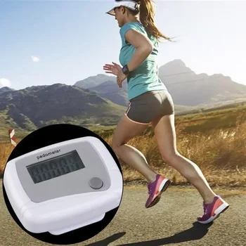 Крачкомер за разходка, водоустойчив Многофункционален спортен LCD дисплей за броене на калории, обзавеждане за фитнес