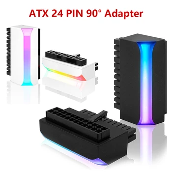 24-ПИНОВ 90-градусов адаптер ATX, штепсельная вилица ARGB, дънна платка, кабелен конектор на дънната платка, модулна многослойна печатна платка за ASUS