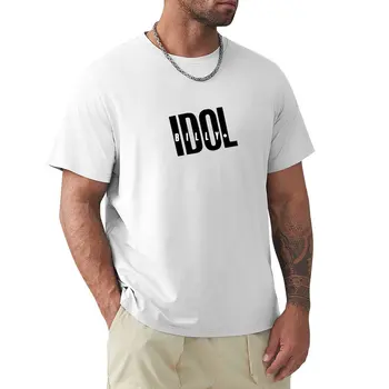 Тениска с логото на Billy idol, бързо съхнещи корейски модни обикновена тениска за мъже