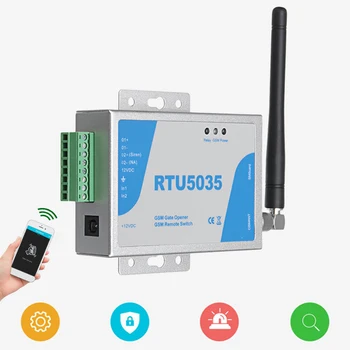 Здрав GSM-открыватель порта Класически деликатен RTU5035 GSM-открыватель порта Превключващ ключ дистанционно управление Безжичен достъп до вратата