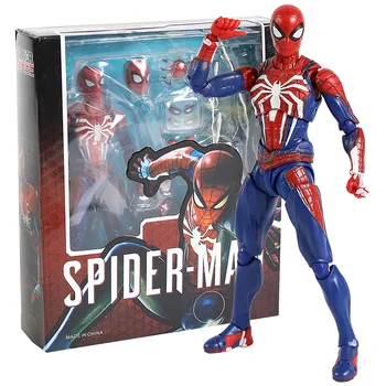SHF Spiderman PS4 Advanced Suite PVC Фигурки са подбрани модел играчки