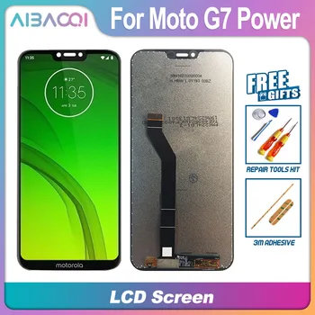 AiBaoQi Маркова Новост 6.2 Инчов Сензорен Екран + 1570x720 LCD Дисплей В Събирането на Замяна За Motorola Moto G7 Мощност Телефон