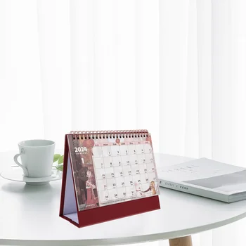 Сгъваем Календар Декор на масата Настолен Календар Декоративен Календар Дневник за дома, Офиса, Училището
