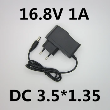 16.8 V 1A 18650 литиево-йонна Батерия Зарядно Устройство 16.8 V Адаптер за Захранване на Зарядно Устройство 16.8V1A Пълен Светлина, Промяна на постоянен ток 3.5*1.35 мм безплатна доставка