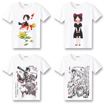 Тениска за cosplay Hoozuki no Reitetsu с Анимационни принтом HOZUKI Hakutaku, Лятна тениска с Принтом Аниме, Ежедневни тениска Harajuku, Топ, Риза, Костюм