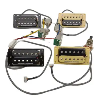 китара звукосниматели alljita SD SH1N SH4 с инсталация Push Pull са Подходящи за L P китари