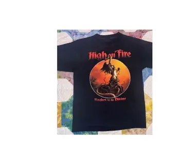 Препечатано High On Fire Змии За тениски Divine, музикална ризи с дълъг ръкав