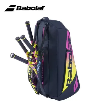 2023 Babolat Pure Aero Rafa Тенис Чанта 6R 12С Голям Капацитет За Възрастни, Раница За тенис Ракети, Модерна Спортна чанта Тенис