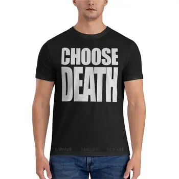 Necro Butcher - Choose Death Тениска Essential мъжки дрехи прости черни тениски мъжки Къса мъжка тениска памучен тениска