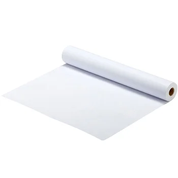 Бяла ролка хартия за бродерия, ролка мольберта за деца, Стенни опаковъчна хартия, хартия 45см х 10 м