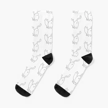 Чорапи Cat Butt, туристически обувки, топли мъжки зимни подаръци, коледни мъжки чорапи, дамски чорапи
