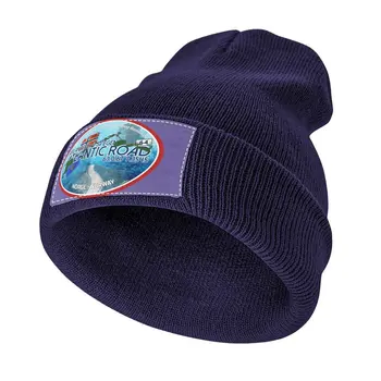Atlantic Ocean Road Норвегия Тениска със стикер Atlanterhavsvegen 02 Вязаная шапка с качулка, туризъм шапка, шапка за жени, мъжка шапка