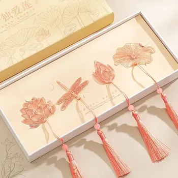 Изискан метал месинг шрифт кухи вени листа в древен стил на изискан подарък кутия за подарък в китайски стил студентски аксесоари забавен подарък