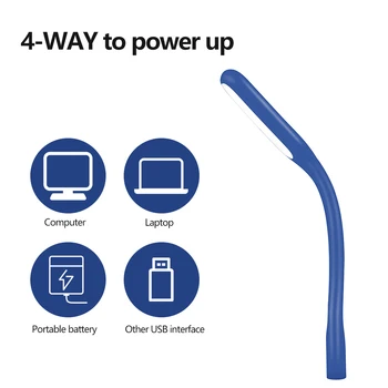 Удобна лампа за четене, мини-суперяркая Universal portable Usb led лампа за Power Bank, преносима лампа, популярна ярка USB лампа