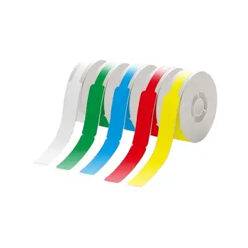 325 Парчета Labeller Ribbon Cable Етикета Стикер Кабелна Этикеточная Хартия Подмяна на Хартия За Печат на Етикети с Телена Тагове за D110 Label Maker