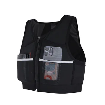 Универсален жилетка за маратон, крос-кънтри, чанти, еластичен лигавник за съхранение на неща, дишаща яке за спорт на открито, Малък предмет.