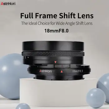 Astrhori 18 мм F8 Полнокадровый обектив изместена за камери на Canon R RF R5 R6 Nikon Z Z6 ZFC Sony E-Mount A7 A7III Leica L Mount