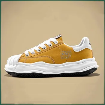 Ежедневни дизайнерски обувки Парусиновая дъска MMY Дамски Дантелени маратонки MMY Mason Mihara Yasuhiro Рамка за връзки Спортна борда на дебела подметка