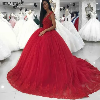 Червени реколта дантелени сватбени рокли за спагети презрамки-спатетти, сватбени рокли с дантела във формата на сърце, рокли за булката, Vestidos De Новия