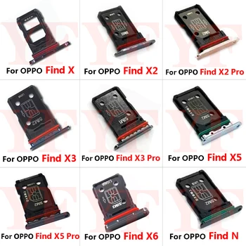 За OPPO Find X X2 X3 X5 X6 Pro Find N X2Lite X2Neo Държач за четене sim-карти, Титуляр на две Sim-карти Слот адаптер