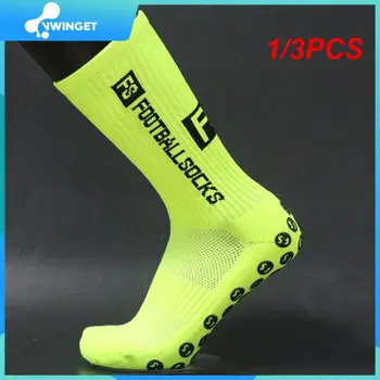 1/3ШТ Футболни чорапи нов стил на FS, кръгли силиконови чорапи на присоске, нескользящие футболни чорапи, спортни Мъжки Дамски чорапи за бейзбол и ръгби
