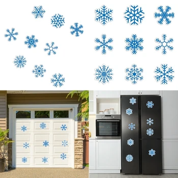 Коледен Комплект магнити за гаражни врати, Магнитен празничен декор за хладилник, кола и още много други