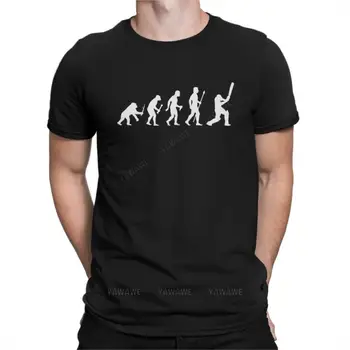 Крикетный топката Спортна Мъжка тениска Evolution, Отличителна тениска, Качулки Harajuku, Хипстерская Мъжка лятна риза