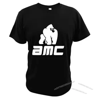 Тениска AMC Moon Ape с Къси Ръкави Wallstreetbet, Мъжки Облекла, Висококачествени Меки Върхове от 100% памук Sumemr, Размерът на ЕС