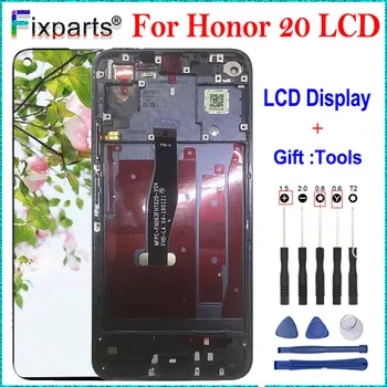 Добре тестван за Huawei Honor 20 LCD дисплей, тракпад, дигитайзер, замяна за Huawei Honor20, на екрана на дисплея Honor 20
