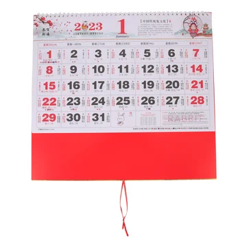 Традиционен китайски дневен календар, декоративен коледен календар за дома