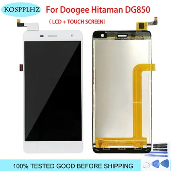 5,0 инча За Doogee Hitaman DG850 LCD дисплей С Сензорен Екран Дигитайзер В Събирането на най-Високо Качество За Doogee DG850 LCD Екран + Инструменти