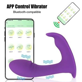 Bluetooth APP Control 9 Статия Секс Играчки за Жени, Бикини, Вибратор, Стоки За Възрастни, Стимулиране на Клитора, Носене Дилдо, Вибратор