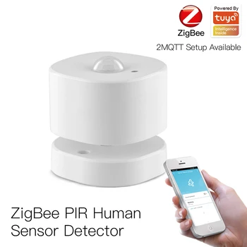 Sasha / Smartlife ZigBee Сензор за движение на човек PIR-датчик за сигурността на един умен дом с помощта на приложения Control Smart сензор за движение на тялото