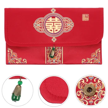 Китайски червен плик, сватбен щастлив паричен пакет, парчовый плик Лъки Money