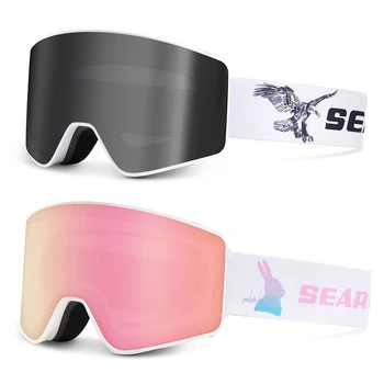 2022 Ски очила Планинска жена, Мъжете, Снежни очила, Фарове за Каране на Ски очила, Спорт на открито, Двойни мъжки мотоциклетни очила