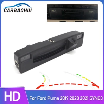 HD Камера за дръжка на багажника Ford Puma 2019 2020 2021 SYNC3 CCD нощно виждане Благородна Резерв на задната камера за обратно виждане