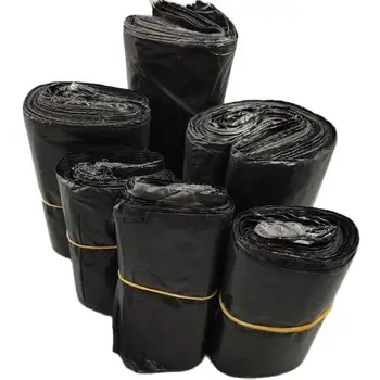 30 см 200 бр малки черни Самоуплотняющиеся Черни найлонови торбички-пликове за кореспонденция