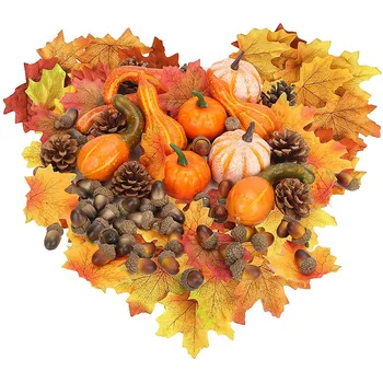 Фестивал на изкуствени тикви за Хелоуин, есенния парти, есен украса на градината на масата, начало на есенния декор d ' хелоуин