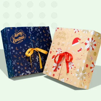 Кутия на Коледните Адвент-календар САМ Хартиени Подаръчни кутии за Обратно броене 24 Празна кутия календар С празнична украса За подарък-изненада за децата