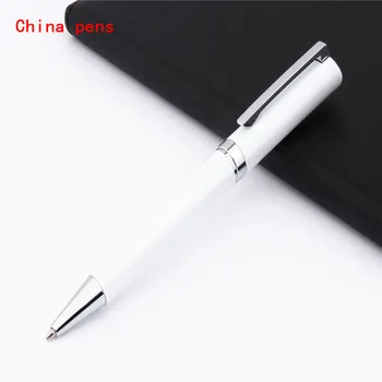 луксозно качество 022 Перлено бяла Бизнес офис Химикалка писалка средни Нова