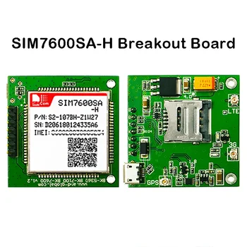 Модул SIMCOM SIM7600SA-H Breakout Board LTE Cat4 за Нова Зеландия, Австралия, Южна Америка B1/B2/B3/B4/B5/B7/B8/B28/B40/B66