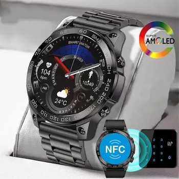 2023 NFC Bluetooth Предизвикателство Смарт Часовници ECG + ТОЧКИ Сърдечната Честота Спортни IP68 Водоустойчив Смарт Часовници С Дълъг Батерия 400 mah Бизнес-Часовници Горещи