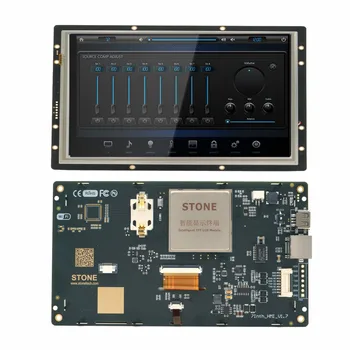 SCBRHMI 7,0-инчов LCD TFT Дисплей Модул HMI Intelligent Серия RGB 65K Цветен Резистивная Тъчпад без Черупка