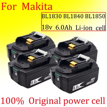 Free ShippingBL1860 18V 6A Li-Ion Power Tools Akku Für BL1830 BL1840 BL1850 Mit NEUE Einzelne Zelle Balance Schutz