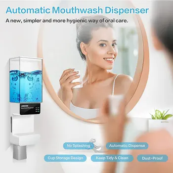 Новата Интелигентна Индукционная Машина За Изплакване На Устата, За Миене На Зъби, Срещу Лош Дъх, Свеж Дъх, Монтиране На Електрически Захранващи Течност
