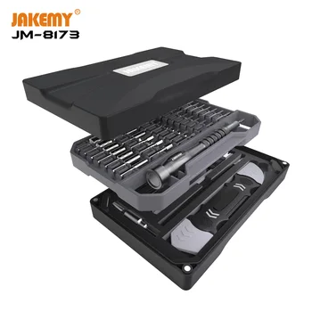 Най-новият набор от отвертки JAKEMY, Прецизна магнитни ръчни инструменти за ремонт на вашия лаптоп /часа / Точки/ смартфон с дръжка от алуминиева сплав