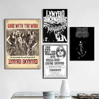 Lynyrd Skynyrd В Общината Залата, Певица, Група, Кавър-Версия на Албума, Музикална Звезда, Знаменитост, Плакати на Отпечатъци и Отпечатъци, Платна, Живопис
