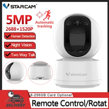 Vstarcam 5-Мегапикселова IP Камера Дома за сигурност Smart Video Двустранен Разговор AI Откриване на Хуманоиди Защита camera Wifi MINI Глобалната версия