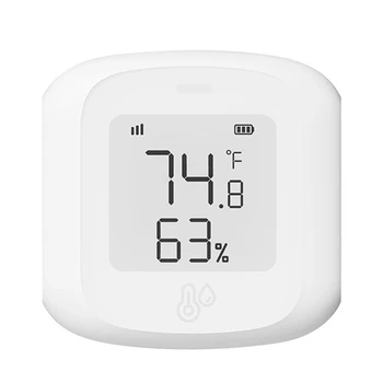 Sasha Smart Zigbee LCD сензор за температура И влажност на въздуха Безжичен детектор за Интелигентна поддръжка на връзка Дома